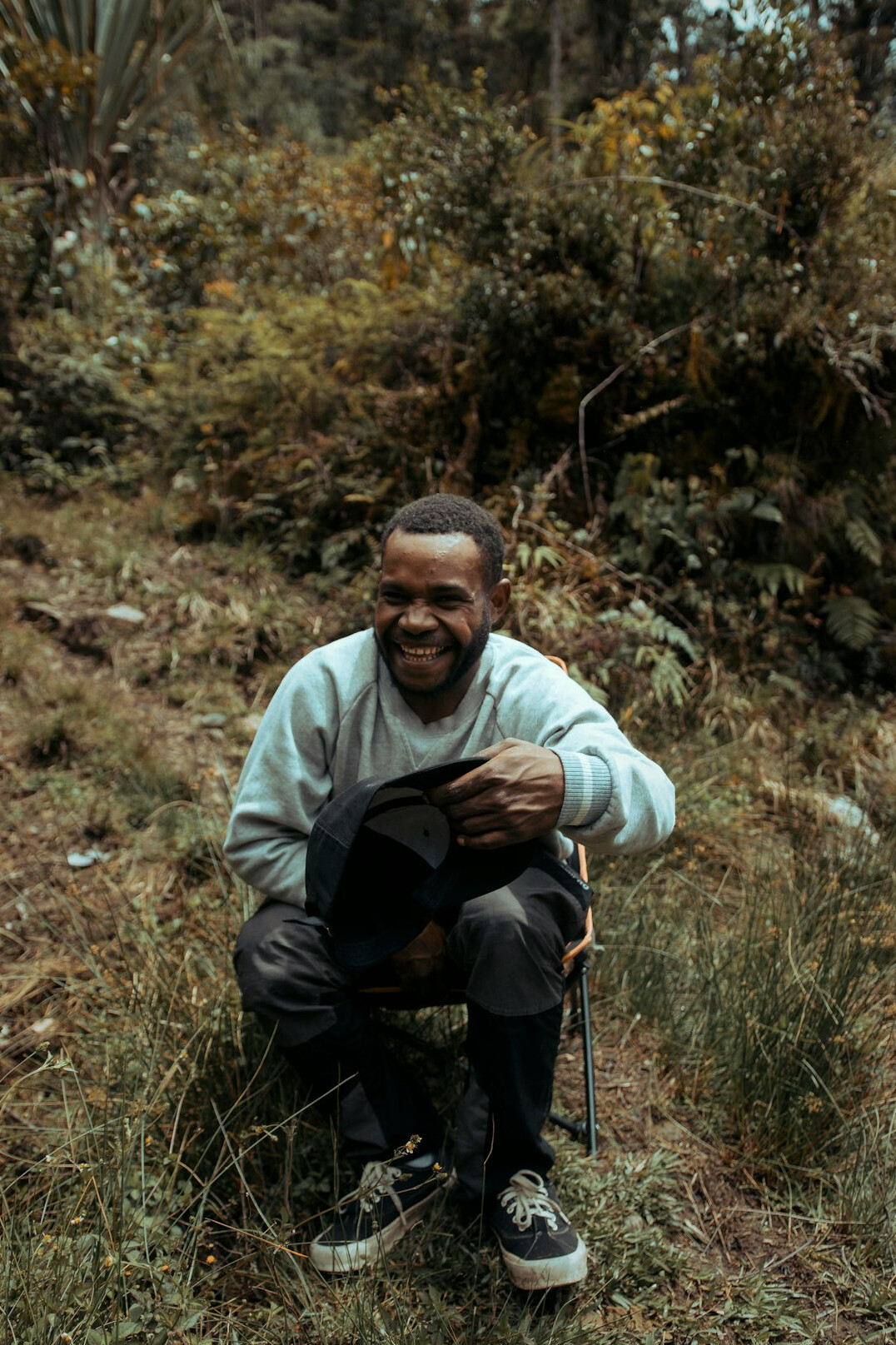 Portrait of a documentary photographer and journalist smiling